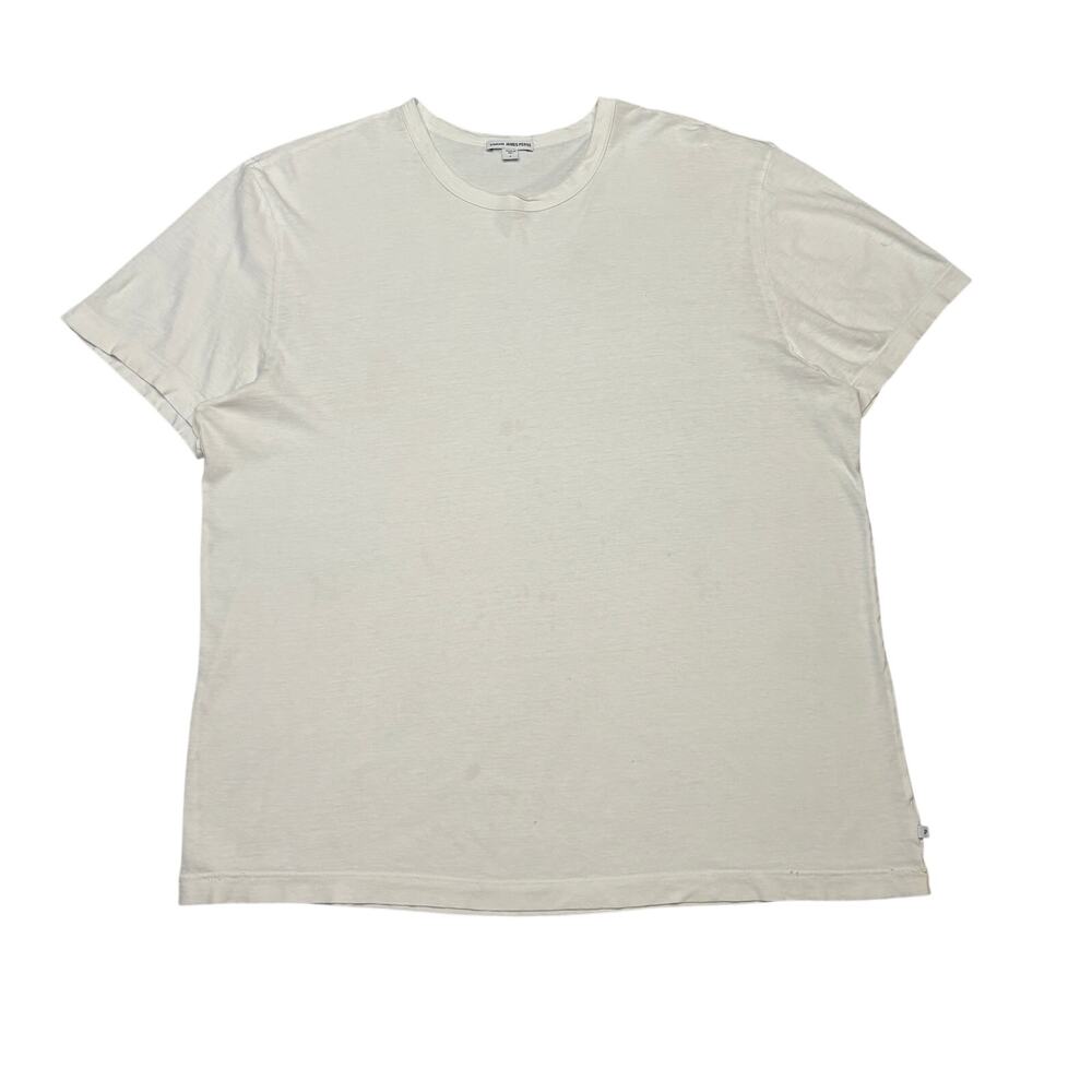 Standard James Perse Short Sleeve Crewneck T-Shirt Men Size 4 White Minimalist